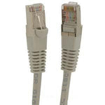 1.5Ft Cat5E Shielded (FTP) Ethernet Network Cable Booted Gray - EAGLEG.COM