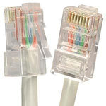 1.5Ft Cat5E Unshielded Ethernet Network Cable Non Booted Gray - EAGLEG.COM